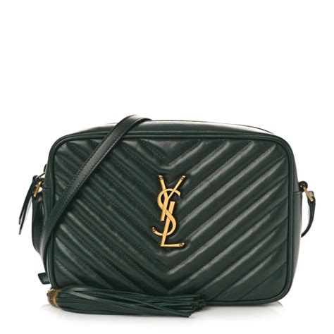 ysl new vert fonce|SAINT LAURENT Calfskin Matelasse Monogram Lou Camera .